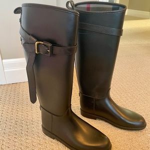 Burberry Riding Rain Boots - Size 37